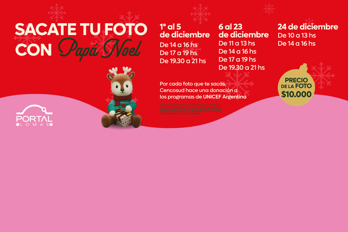 Foto con Papá Noel